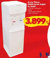 AWOX FLAYER SS600 SICAK-SOĞUK SU SEBİLİ AWOX FLAYER SS600 SICAK-SOĞUK SU SEBİLİ